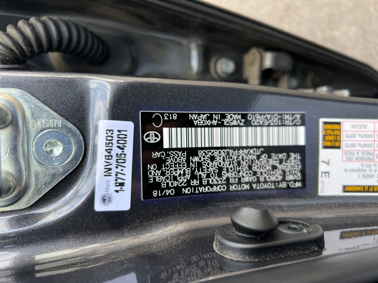 Sold 2018 Toyota Prius Prime Plus in Fontana