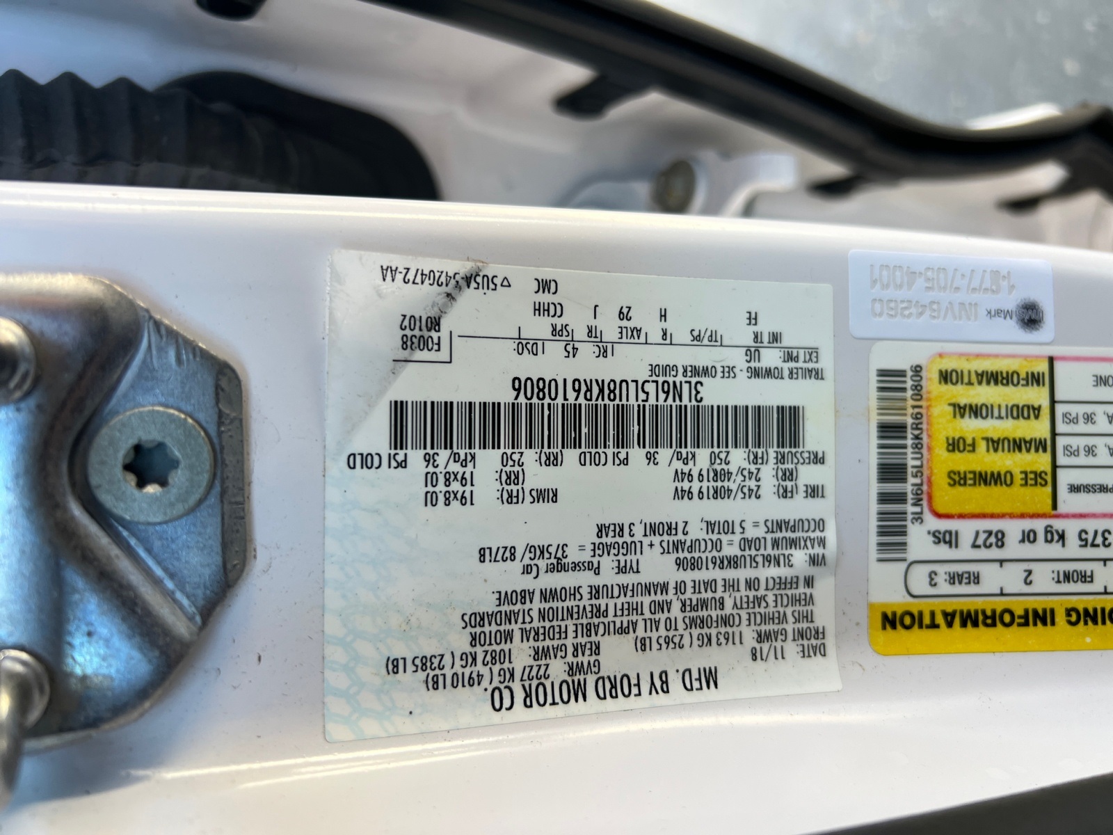 Sold 2019 Lincoln MKZ Hybrid Reserve in Fontana