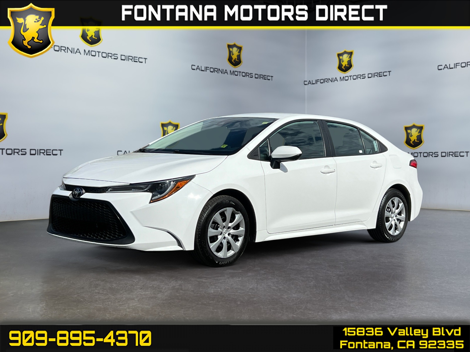Sold 2022 Toyota Corolla LE in Fontana