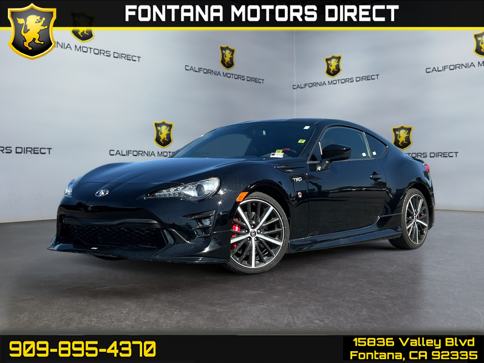 Sold 2019 Toyota 86 GT in Fontana