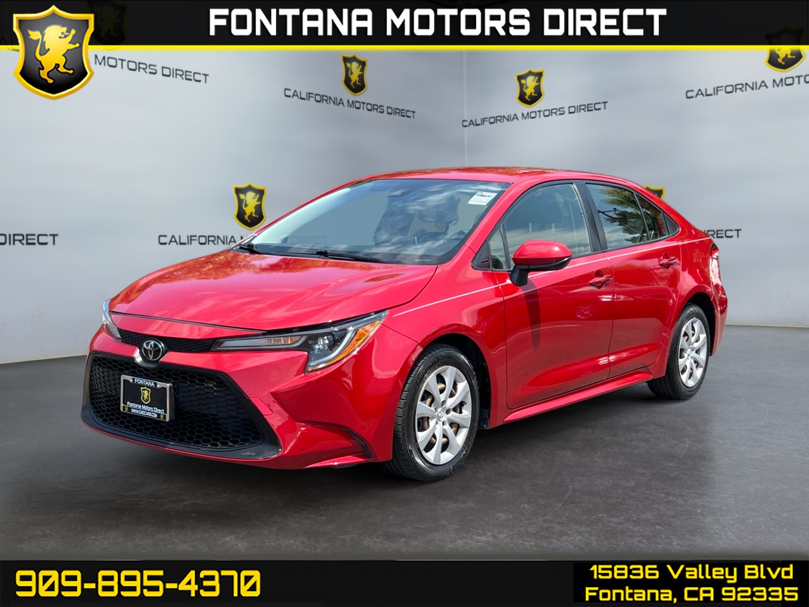 Sold 2020 Toyota Corolla LE in Fontana