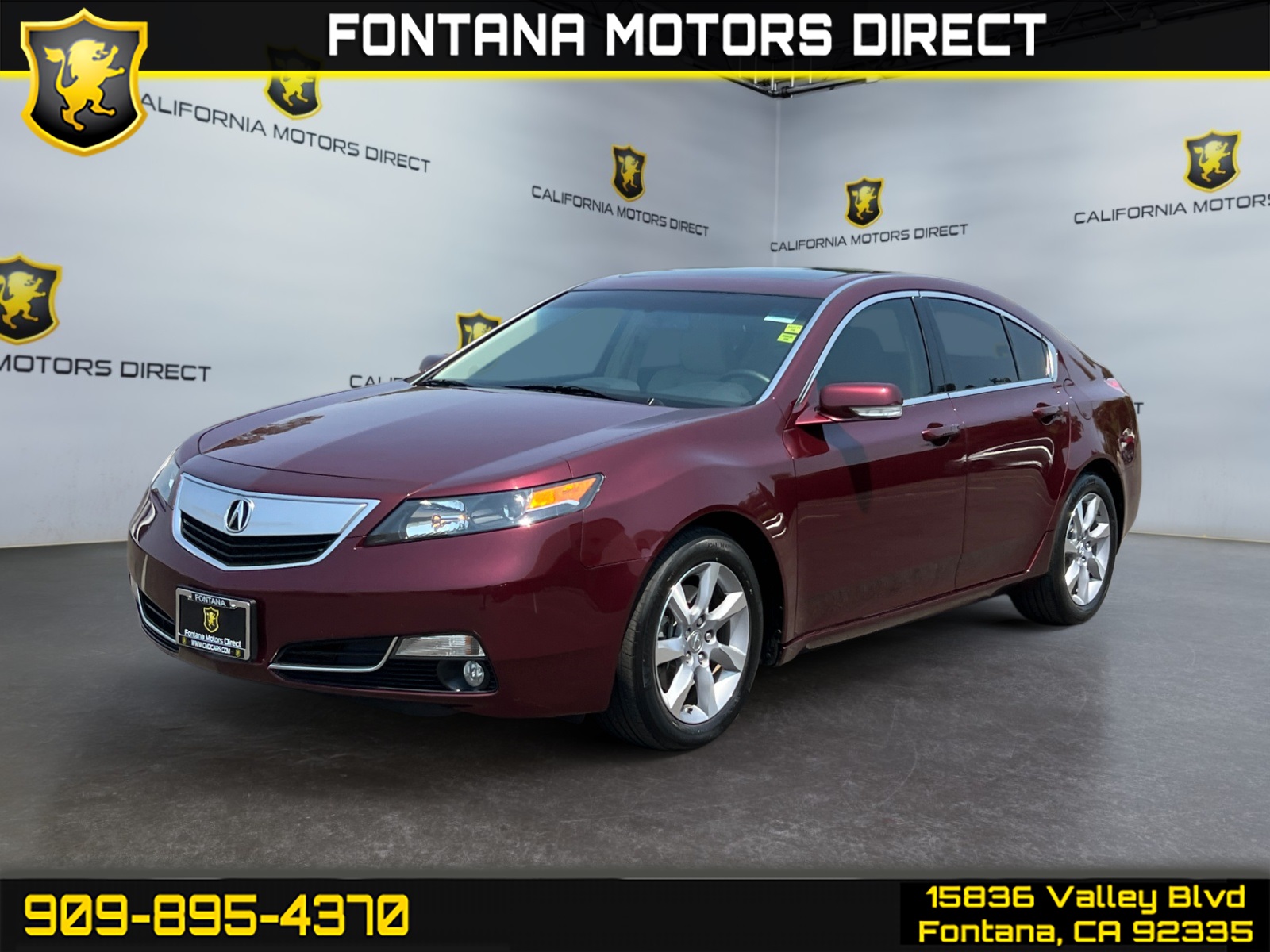 Sold 2012 Acura TL 3.5 w/Technology Package in Fontana