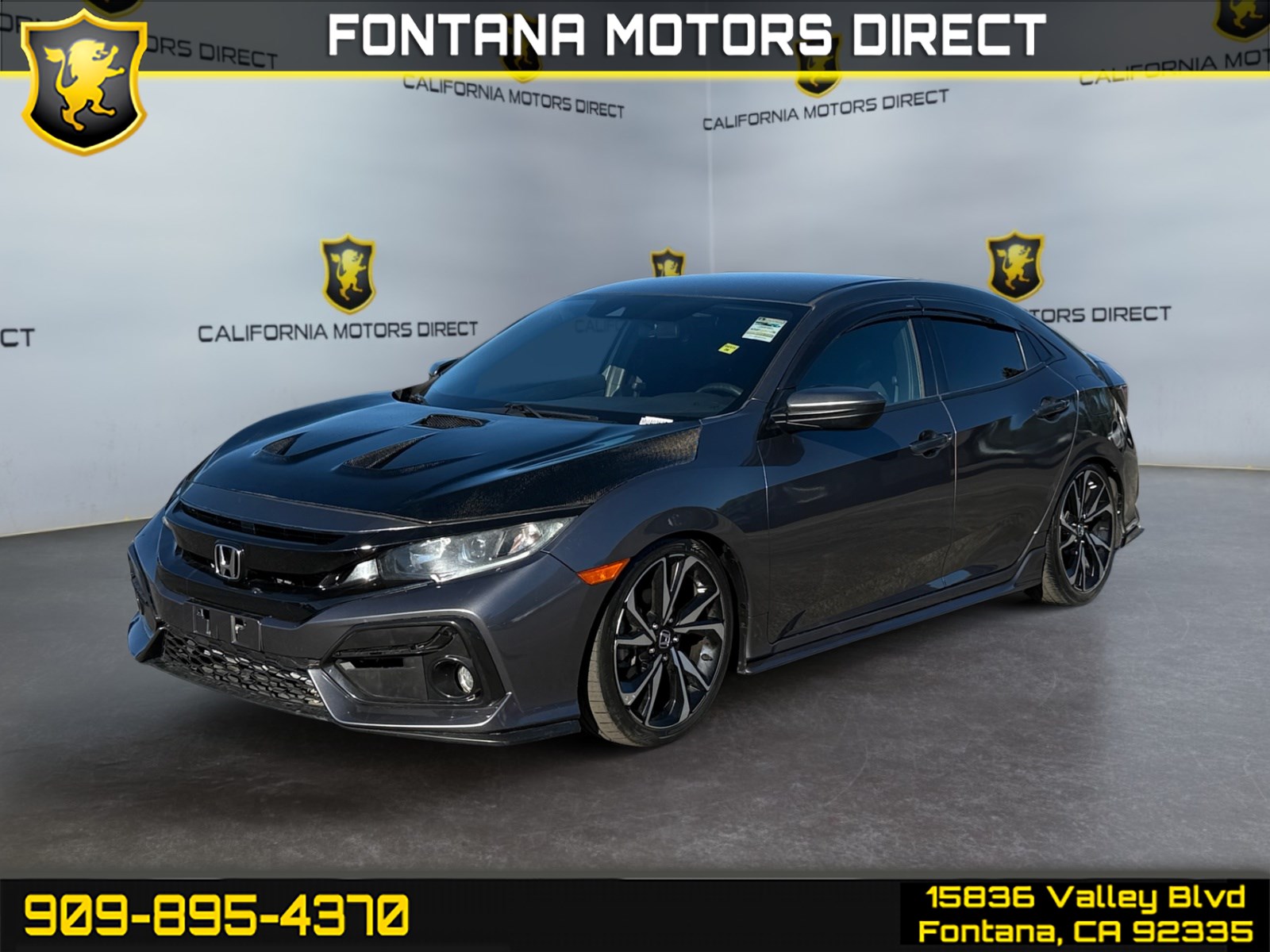 Sold 2021 Honda Civic Hatchback Sport in Fontana