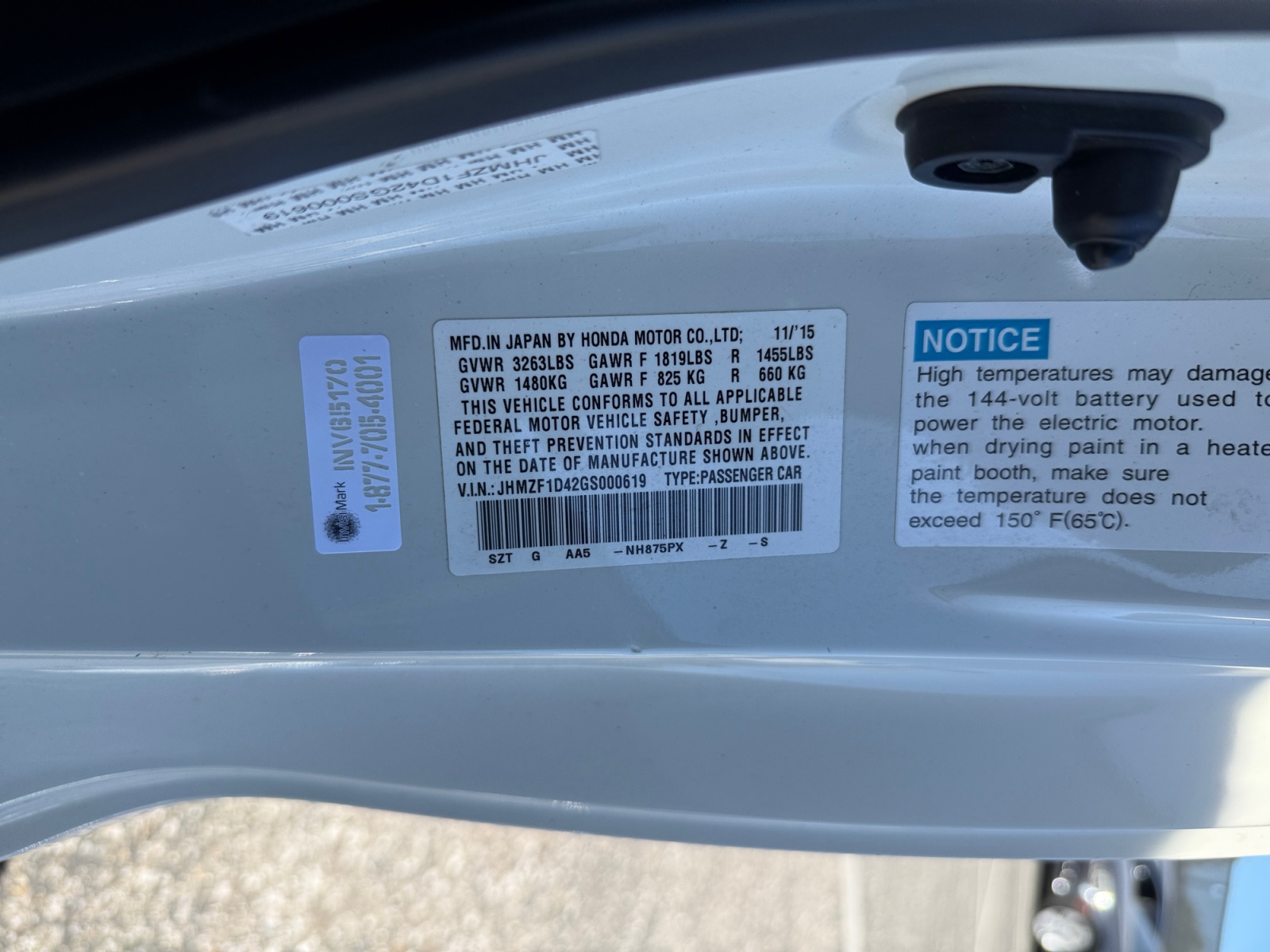 Sold 2016 Honda CR-Z LX in Fontana