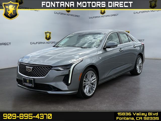 Argent Silver Metallic 2024 Cadillac CT4 Premium Luxury AWD Sedan All-Wheel Drive Automatic