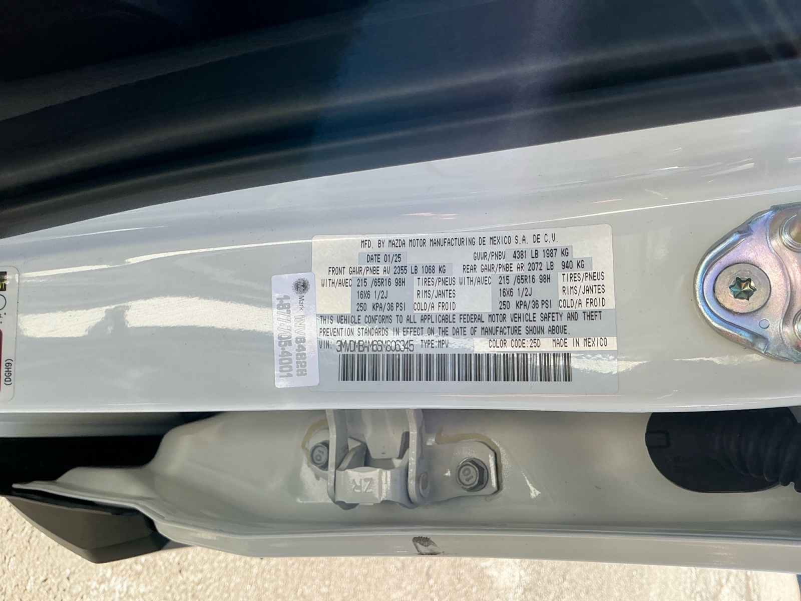 Sold 2025 Mazda CX-30 2.5 S in Fontana