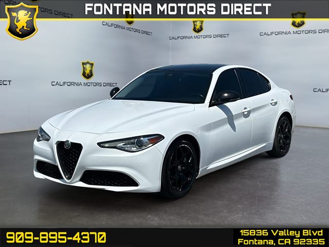 Alfa White 2021 Alfa Romeo Giulia Sprint RWD Sedan Rear-Wheel Drive Automatic