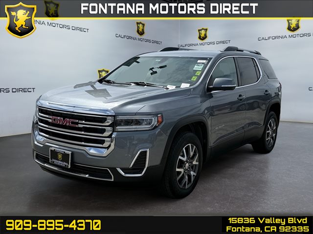 Gray (Satin Steel Metallic) 2020 GMC Acadia SLE AWD SUV / Crossover Four-Wheel Drive Automatic
