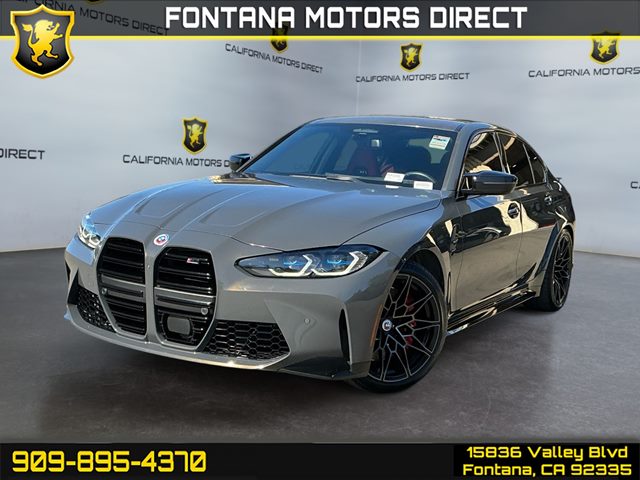 Gray (Individual Dravit Grey Metallic) 2023 BMW M3 Competition xDrive AWD Sedan All-Wheel Drive Automatic