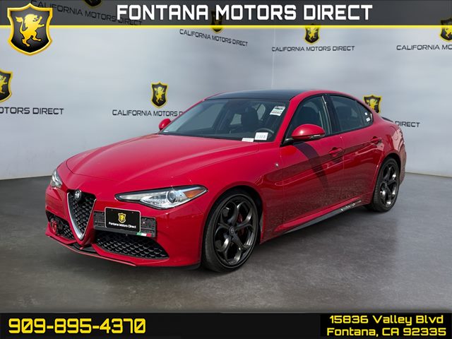 Rosso Alfa 2017 Alfa Romeo Giulia Ti RWD Sedan Rear-Wheel Drive Automatic