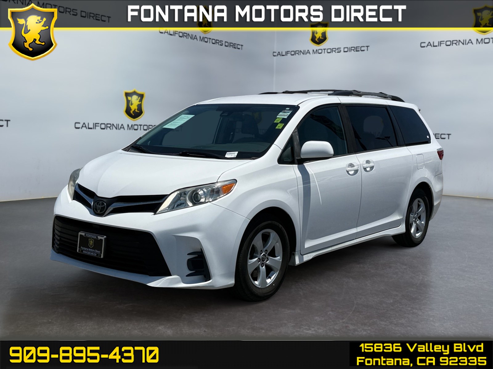 Sold 2019 Toyota Sienna LE in Fontana