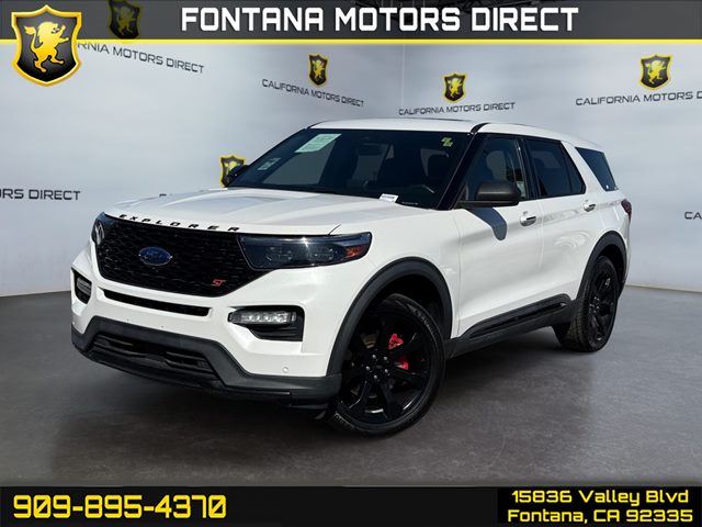 Star White Metallic Tri-Coat 2022 Ford Explorer SUV / Crossover All-Wheel Drive Automatic