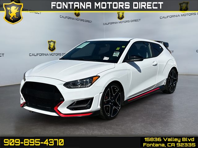 Lunar White 2021 Hyundai Veloster N Coupe Front-Wheel Drive Manual