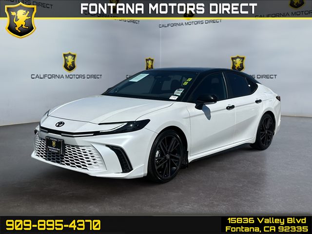 Midnight Black Metallic 2025 Toyota Camry Sedan Front-Wheel Drive Automatic