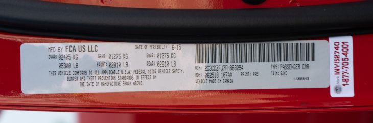 Sold 2015 Dodge Challenger R/T (Scat Pack Shaker Package