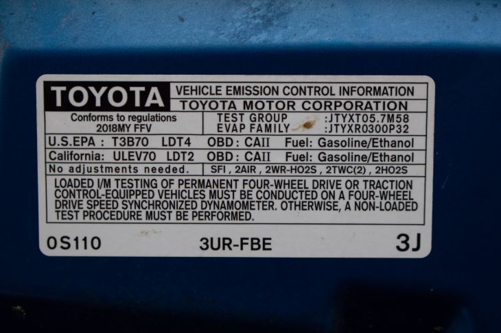 Sold 2018 Toyota Tundra 4WD (SR5 UPGRADE PACKAGE & TRD SPORT