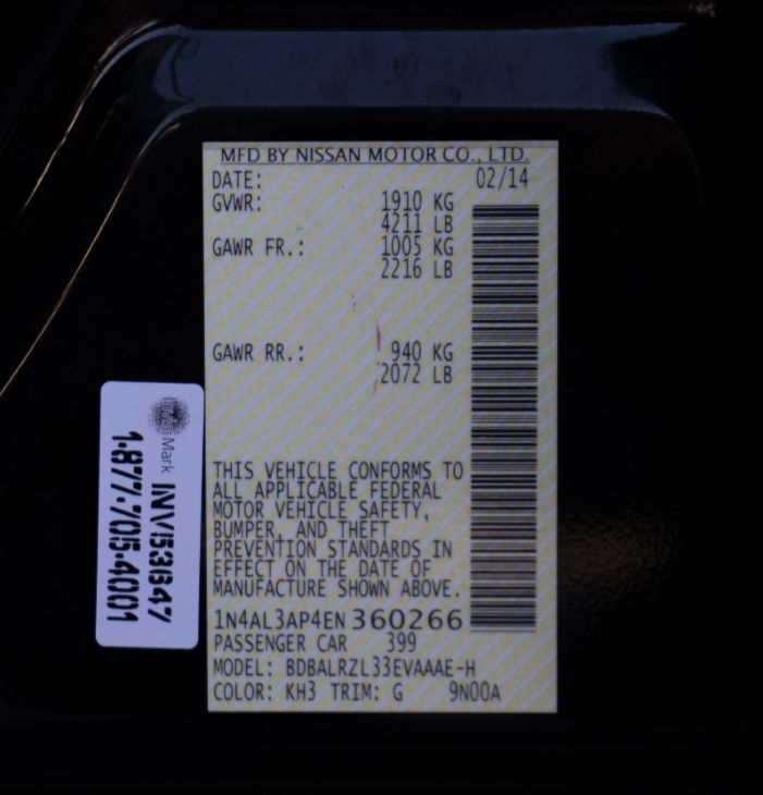 Sold 2014 Nissan Altima 2.5 S (Bluetooth & Backup Camera) in Fontana