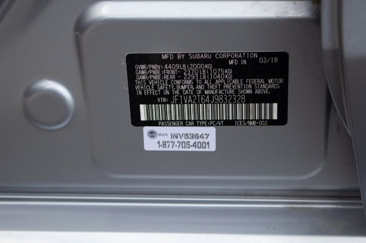 Sold 2018 Subaru WRX STI Limited (Popular Package & Navigation) in