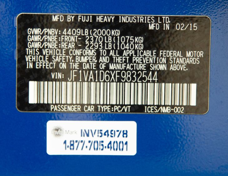 Sold 2015 Subaru WRX Premium ( BLUETOOTH & 6-SPEED MANUAL ) in Fontana