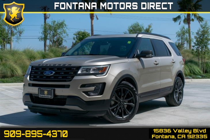 Sold 2017 Ford Explorer XLT(ROOF RAILS DEEP TINTED GLASS) in Fontana