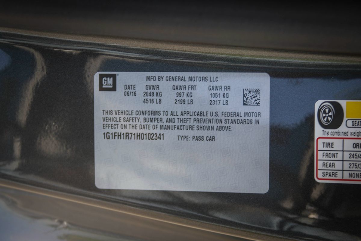 1967 2017 CAMARO FIFTY SS Z28 IROC-Z ZL1 RS LOGO T-SHIRT 68 69 70 78 7 |  BowtieMuscleParts, image size:1200x800