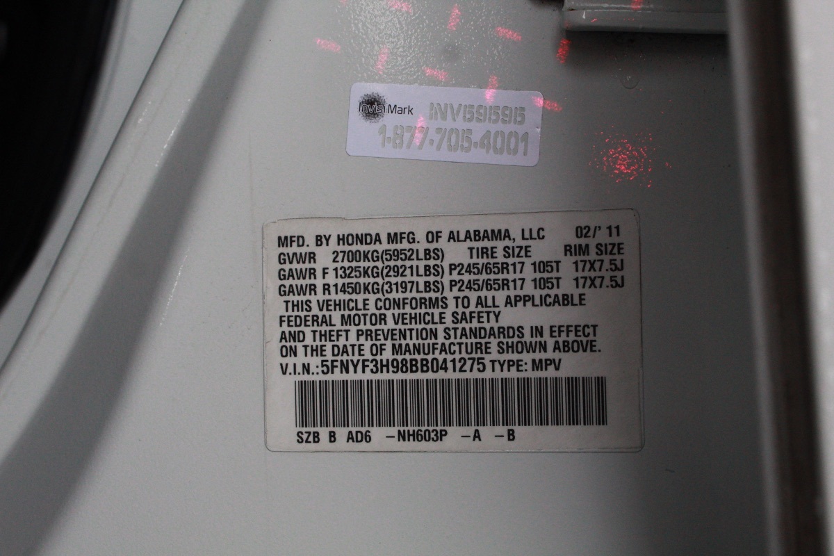 Sold 2011 Honda Pilot Touring in Fontana