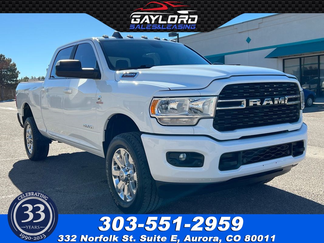 2022 Ram 2500 Big Horn Sport Crew Cab Short Bed 4X4 6.7L Cummins Turbo Diesel