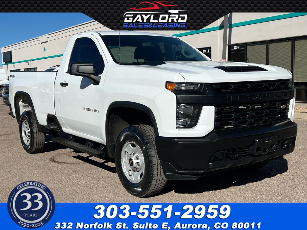 2020 Chevrolet Silverado 2500HD Regular Cab Long Bed 4X4 6.6L V8