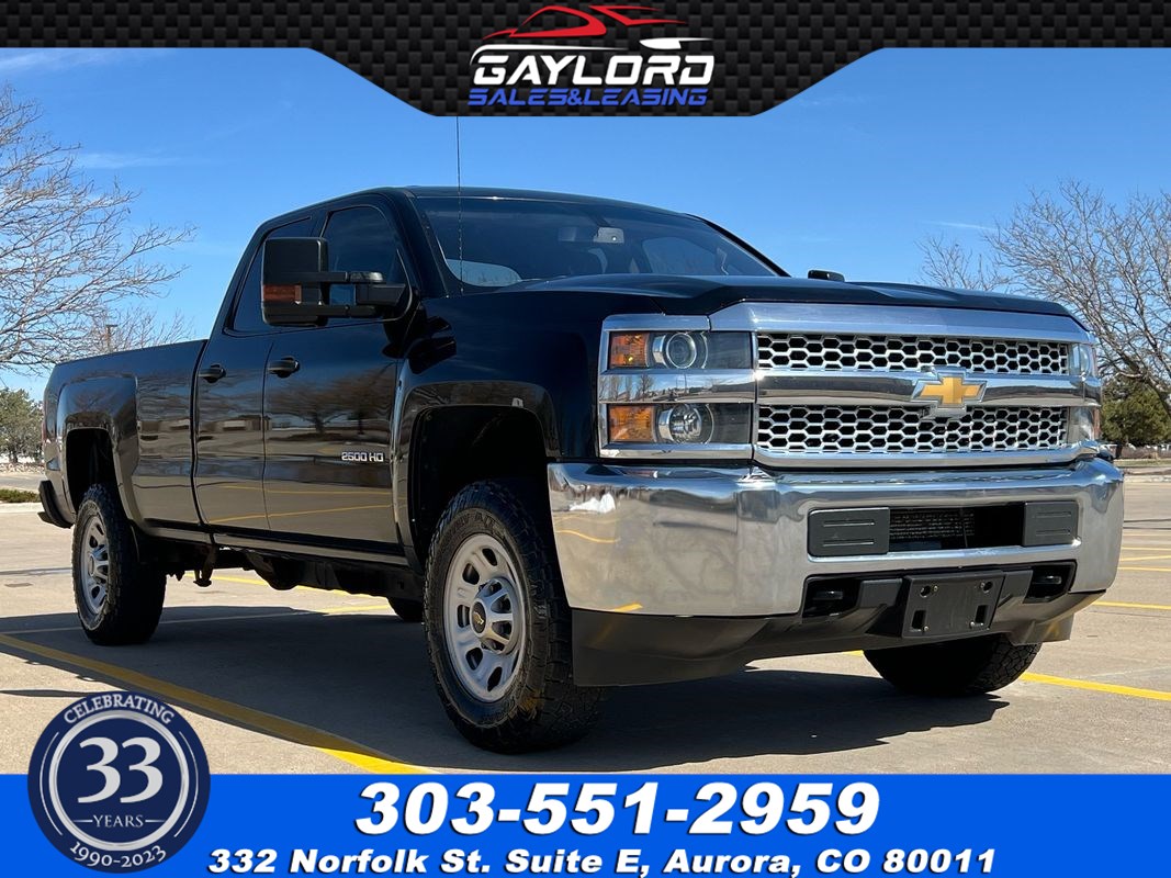 2019 Chevrolet Silverado 2500HD Double Cab Long Bed 4X4 6.0L V8