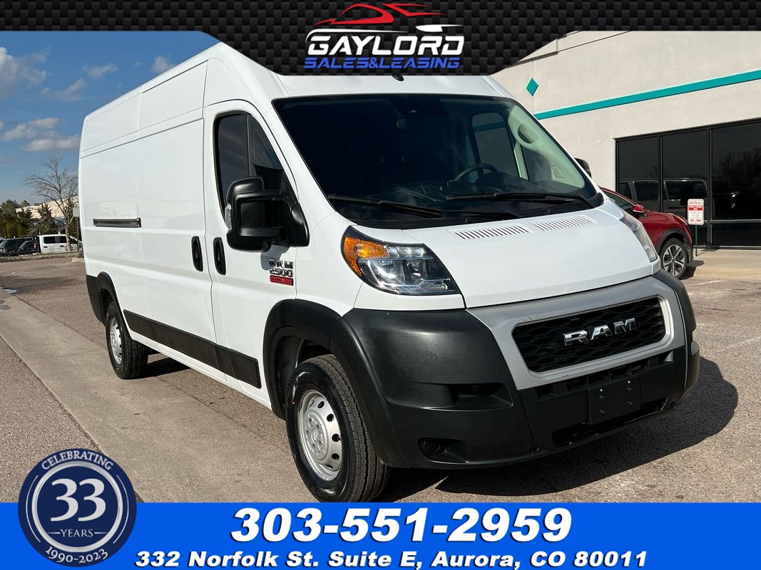 2022 Ram ProMaster 2500 High Roof 159" WB Cargo Van 3.6L V6 