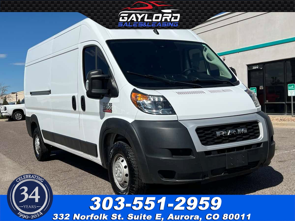 2022 Ram 2500 ProMaster Cargo Van 159" WB - High Roof 