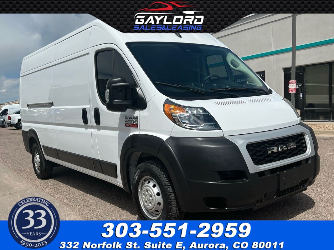 2022 Ram 2500 ProMaster Cargo Van 159" WB - High Roof 