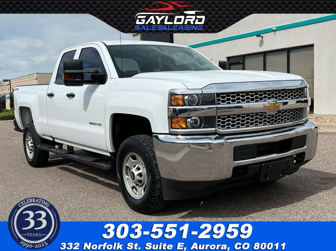 Sold 2019 Chevrolet Silverado 2500HD Double Cab Short Bed 4X4
