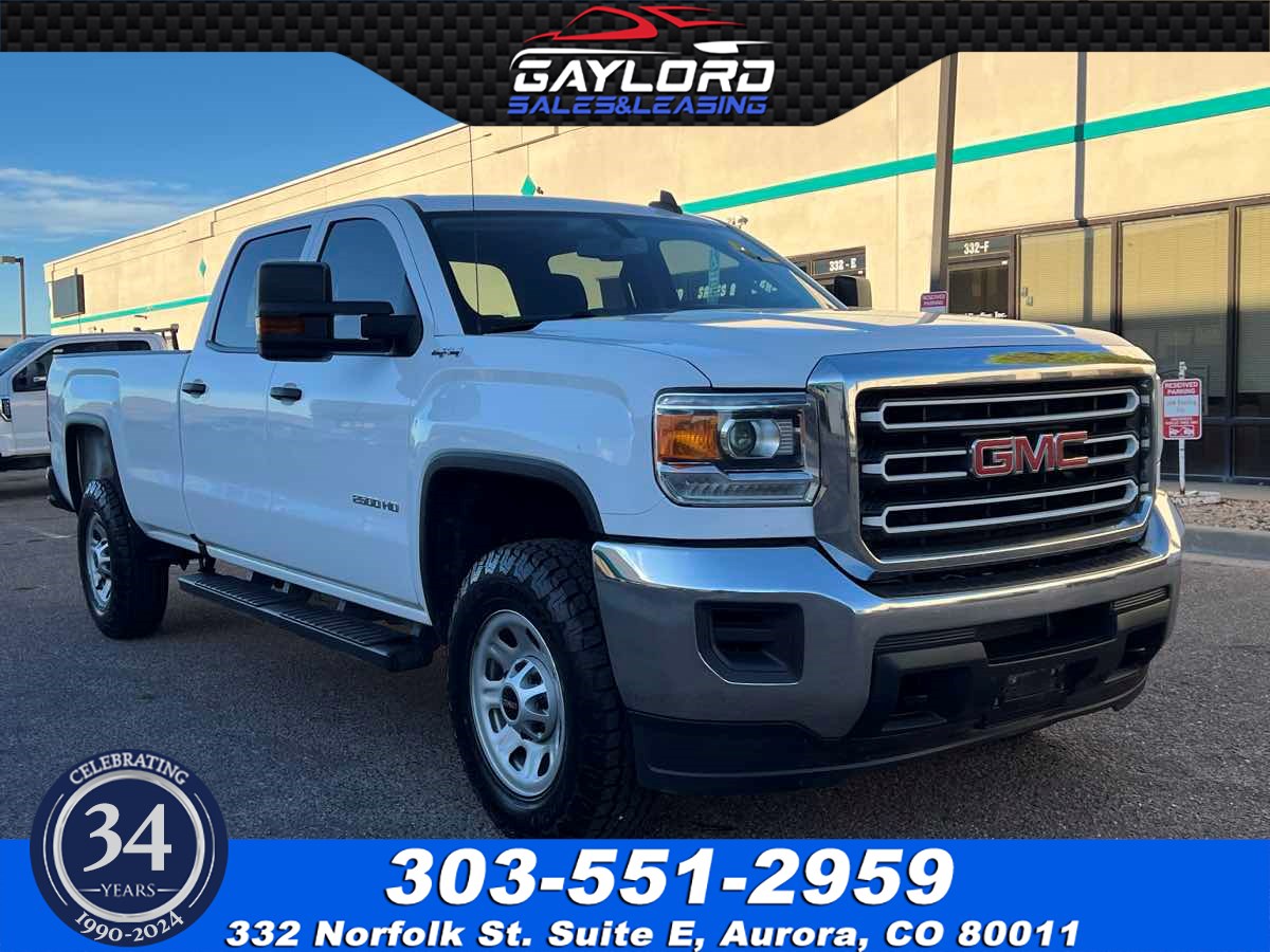 2019 GMC Sierra 2500HD Crew Cab Long Bed 4X4 6.0L V8