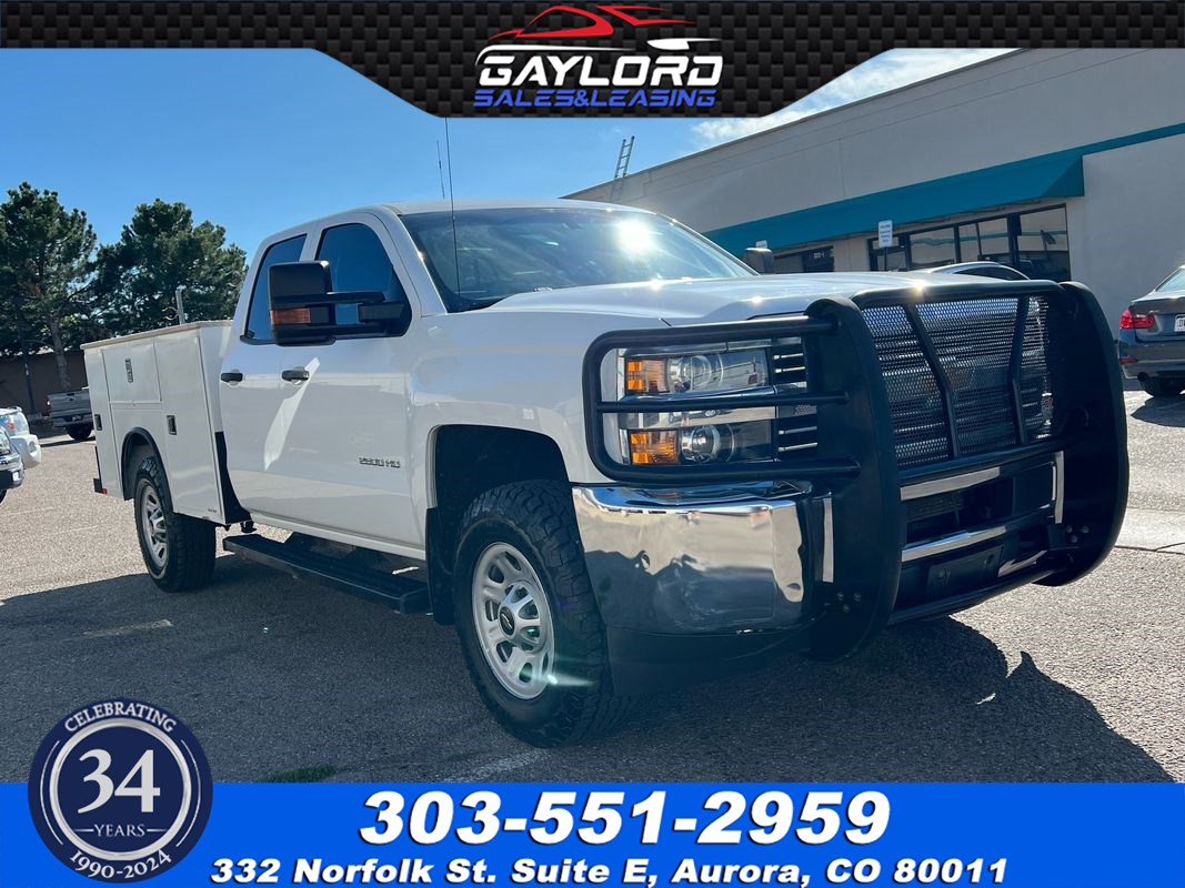 2018 Chevrolet Silverado 2500HD Double Cab Utility Bed 4X4 6.0L V8