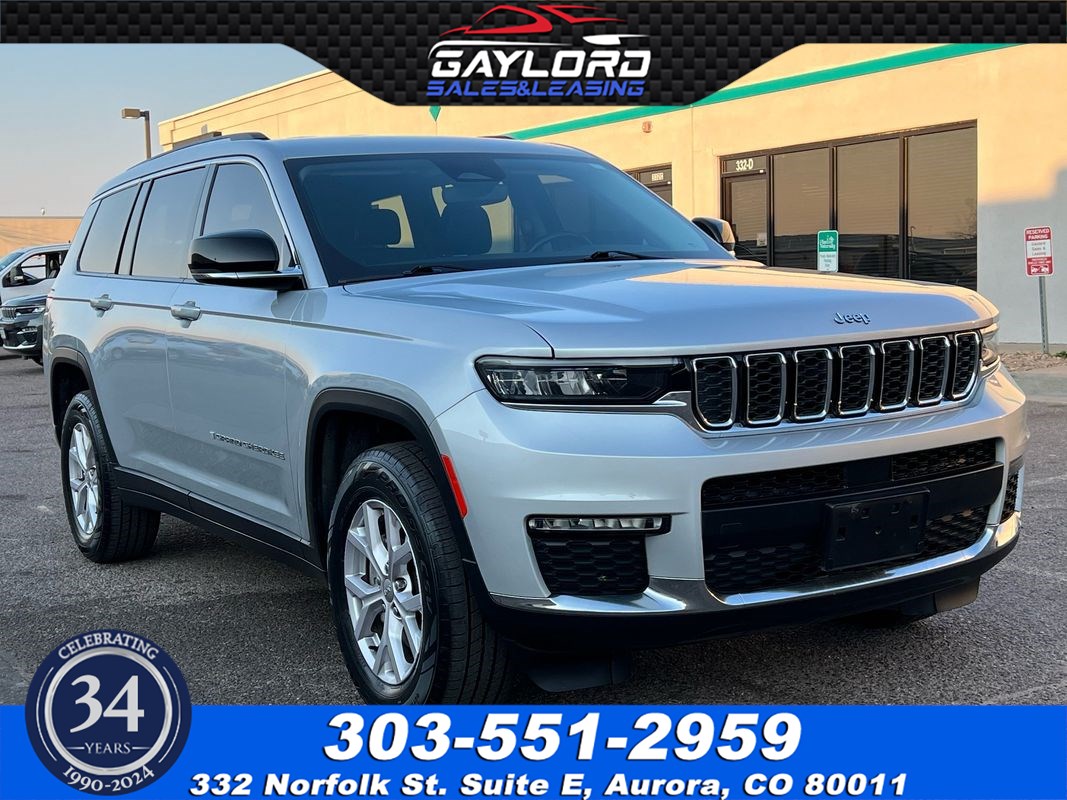 2021 Jeep Grand Cherokee L Limited 4X4 3.6L V6 Third Row