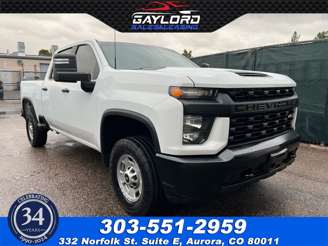 2020 Chevrolet Silverado 2500HD Crew Cab Short Bed 4X4 6.6L Gas V8