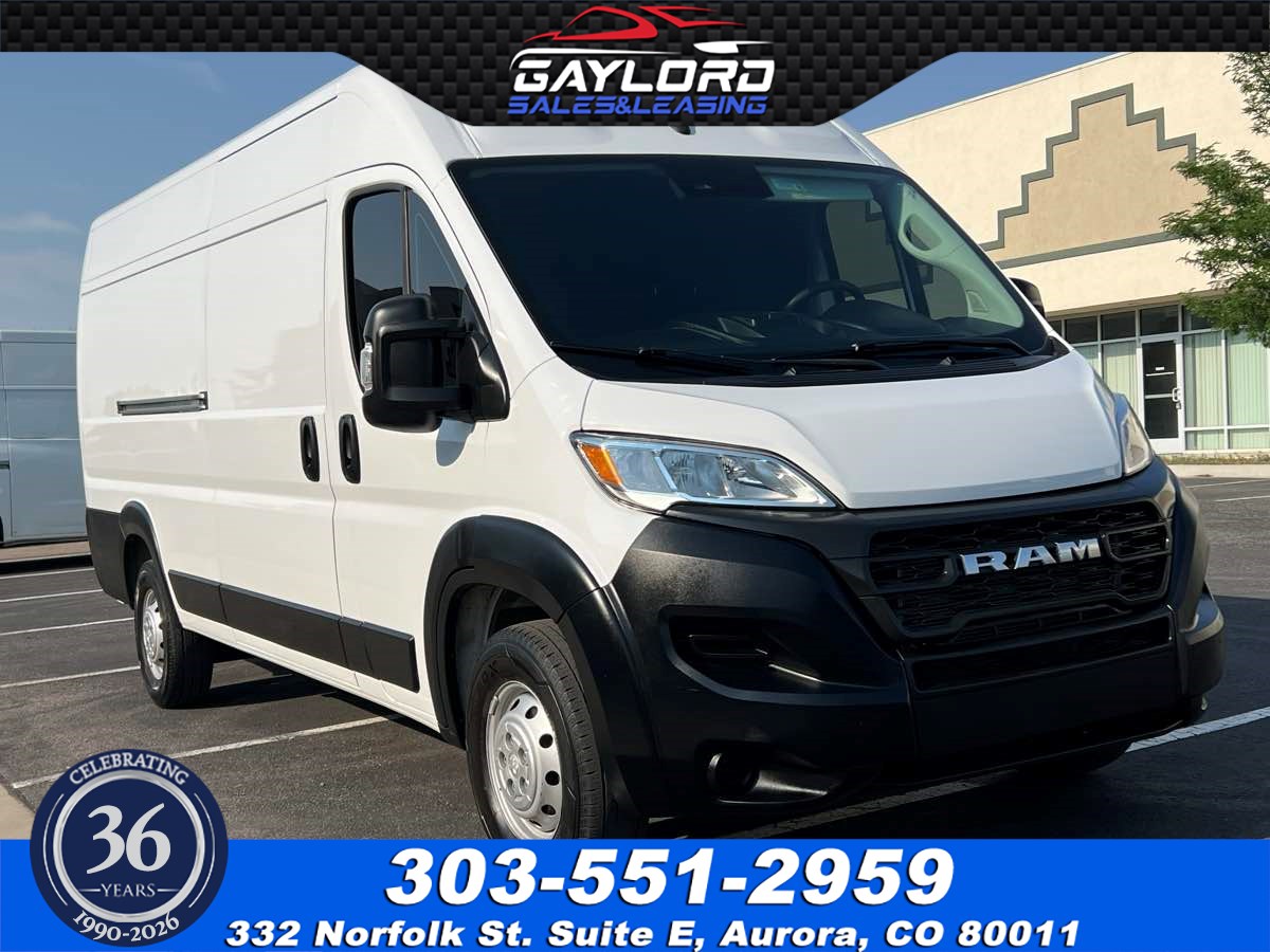 2023 Ram ProMaster 3500 High Roof Extended Cargo Van 3.6L V6