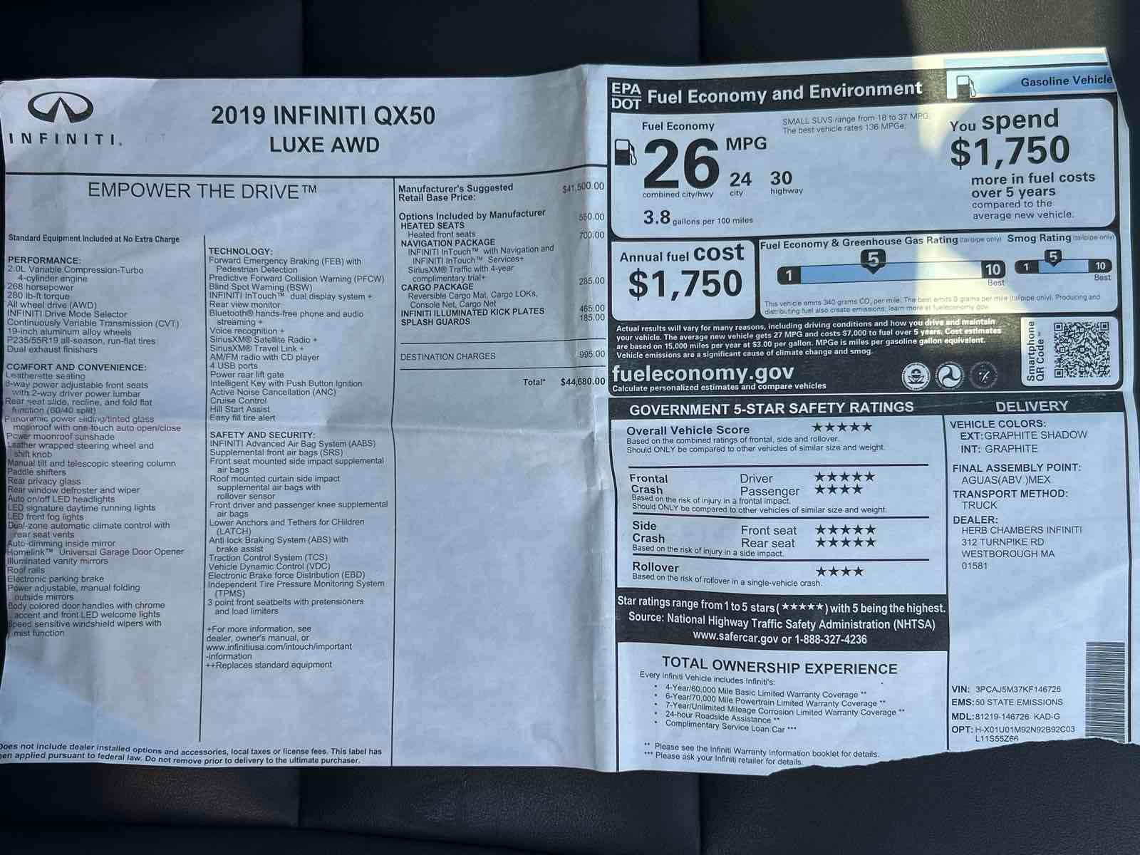 2019 INFINITI QX50 Luxe - Photo 20
