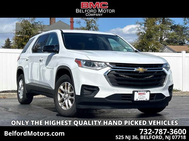Summit White 2020 Chevrolet Traverse LS FWD SUV / Crossover Front-Wheel Drive Automatic