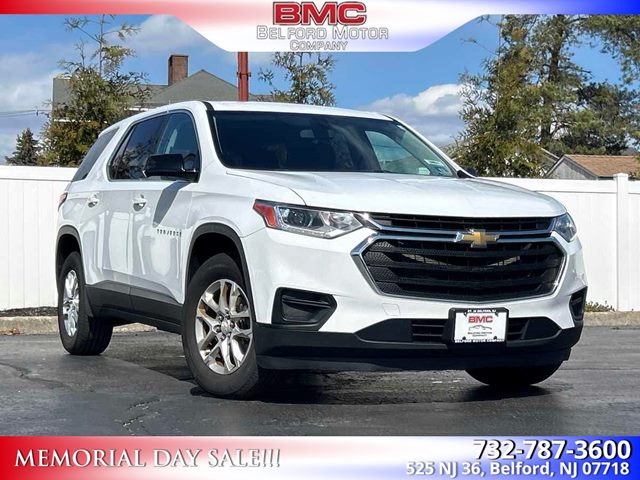 Summit White 2020 Chevrolet Traverse LS FWD SUV / Crossover Front-Wheel Drive Automatic