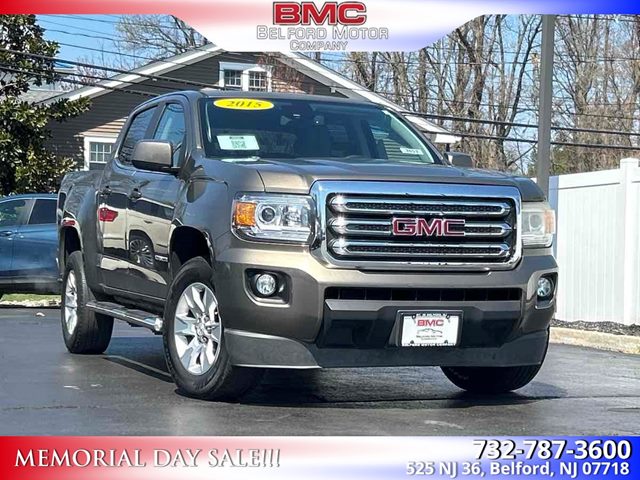 Bronze Alloy Metallic 2015 GMC Canyon SLE Crew Cab Pickup Truck 4X2 Automatic