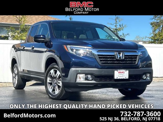 Black (Obsidian Blue Pearl) 2019 Honda Ridgeline RTL AWD Pickup Truck All-Wheel Drive Automatic