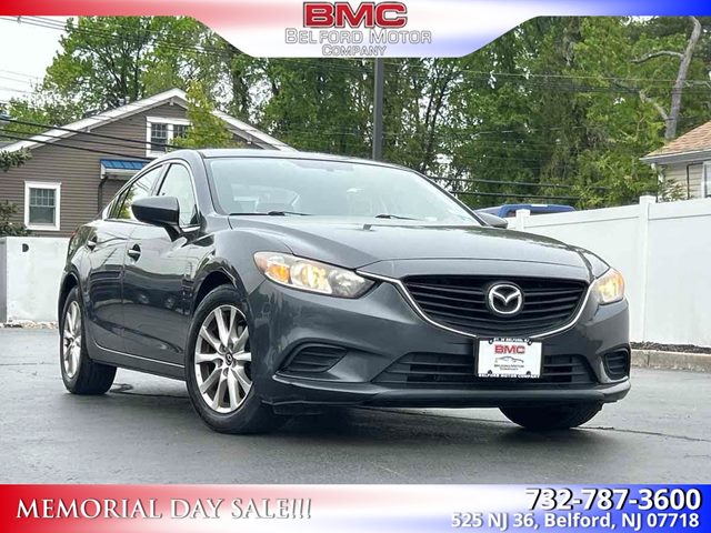 Meteor Gray Mica 2015 Mazda MAZDA6 i Sport Sedan Front-Wheel Drive Automatic