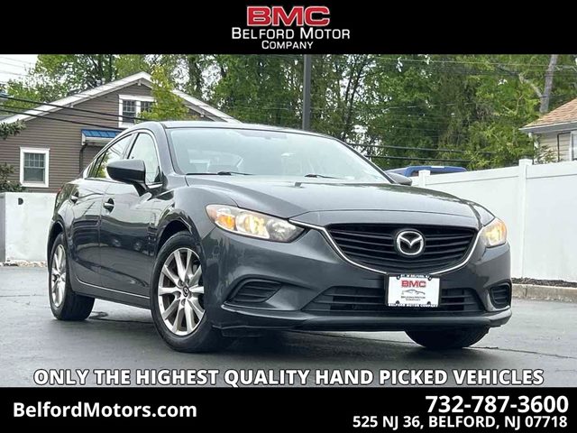 Meteor Gray Mica 2015 Mazda MAZDA6 i Sport Sedan Front-Wheel Drive Automatic
