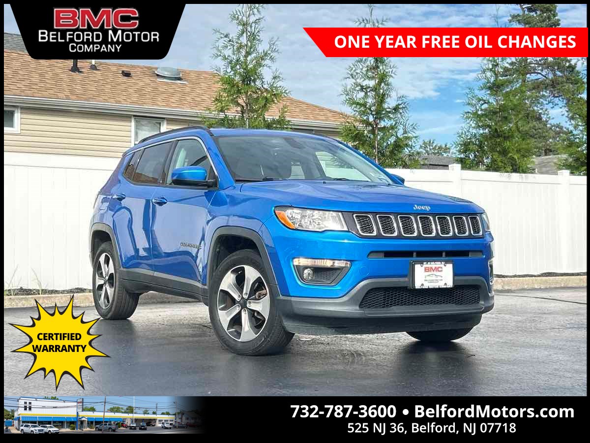 Laser Blue Pearlcoat 2018 Jeep Compass SUV / Crossover Four-Wheel Drive Automatic