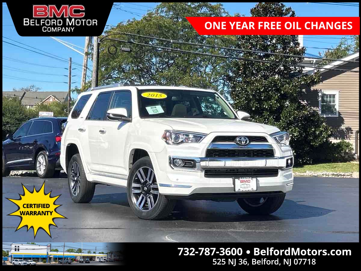 White (Blizzard Pearl) 2015 Toyota 4Runner SUV / Crossover All-Wheel Drive Automatic