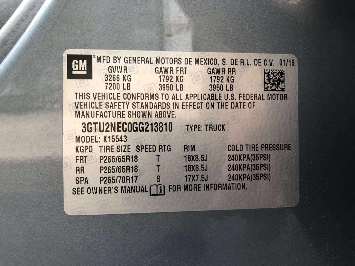 Sold 2016 GMC Sierra 1500 SLT 4X4 Crew Cab V8 in Belford