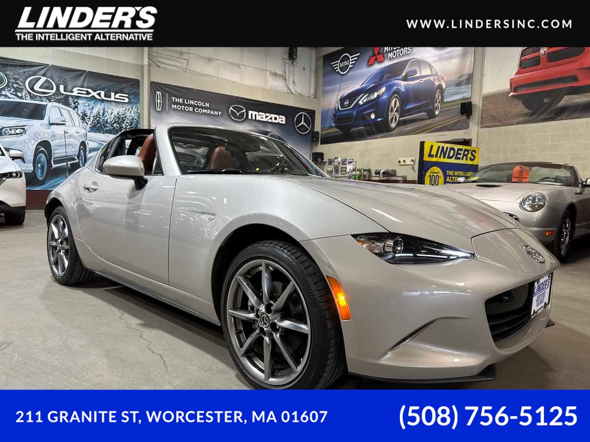 【メイフェア】 Used Snowflake White Pearl Mica 2019 Mazda MX-5 Miata RF Grand