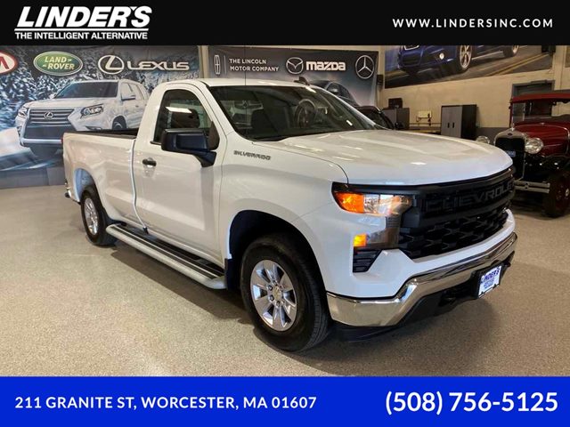Summit White 2025 Chevrolet Silverado 1500 Pickup Truck 4X2 Automatic